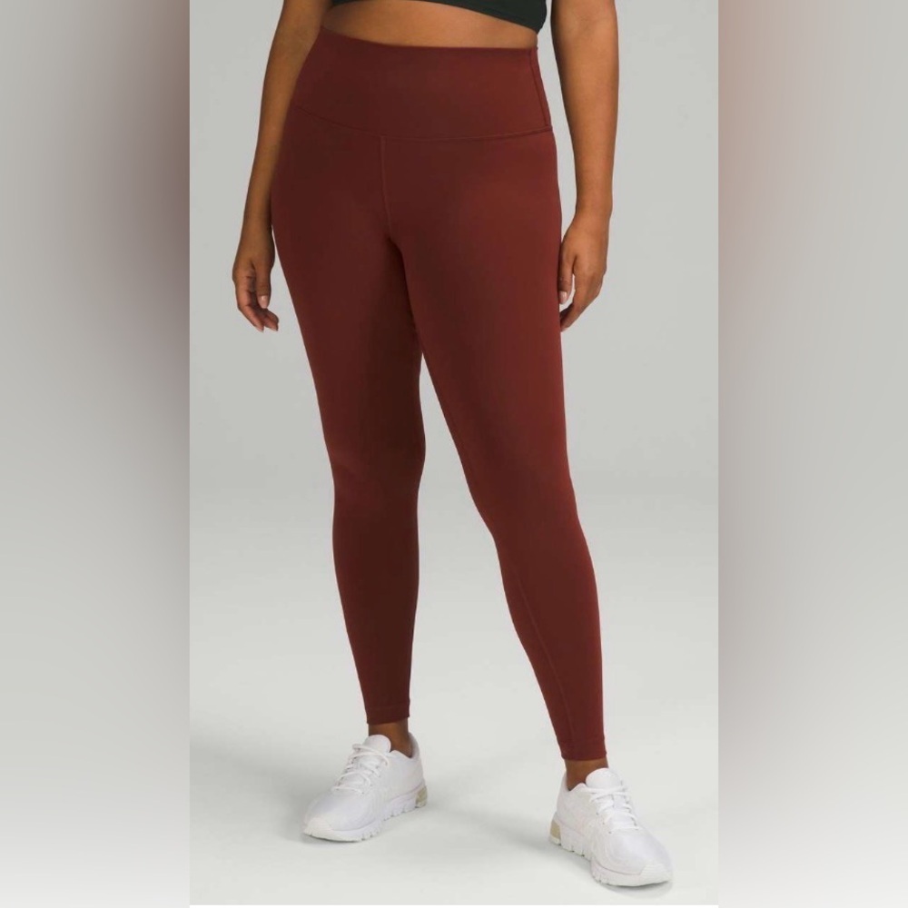 NWOT Lululemon Wunder Train High-Rise Tight 28" Date Brown - Picture 2 of 5